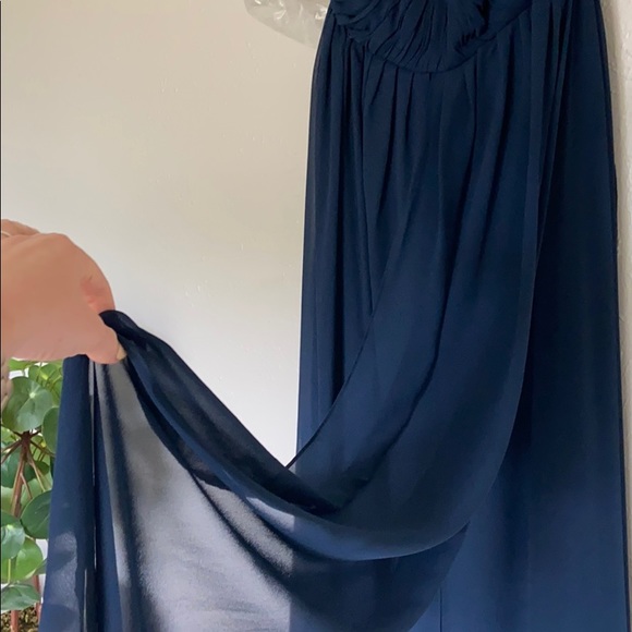 Navy Wtoo by Watters Bridesmaid Dress - Picture 6 of 6